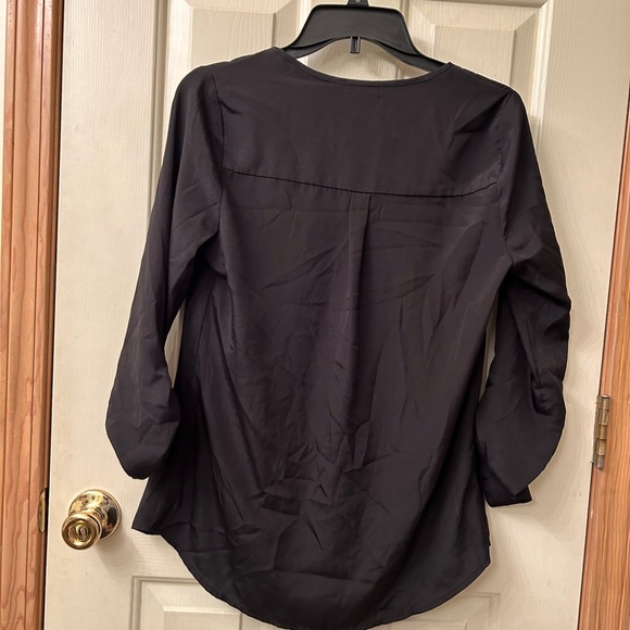 Six Degrees of Separation black sheer blouse - Picture 3 of 3